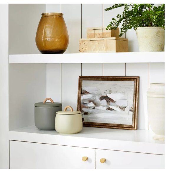 AMBER GLASS VASE - THRESHOLD - Picture 2 of 3